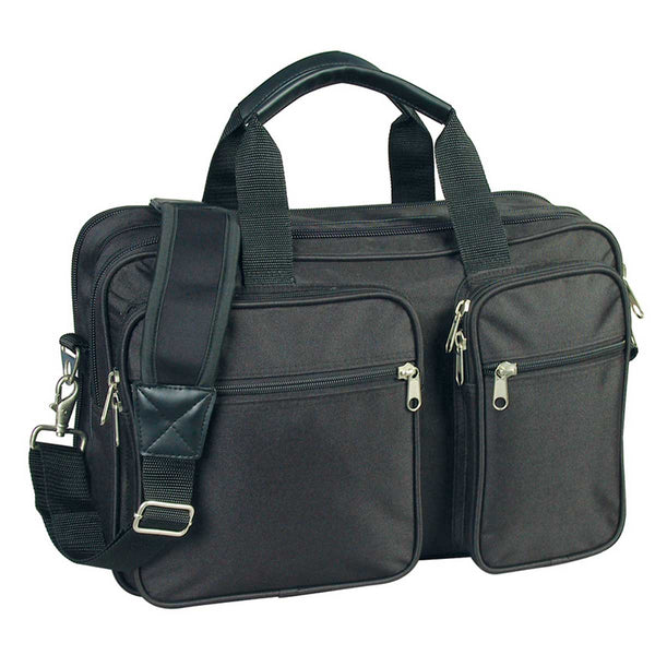 Spacious Multi-Compartment Laptop Briefcase for Daily Commute