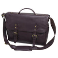 Sleek Leather Laptop Messenger Bag for Professional & Daily Use
