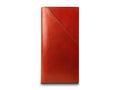 Sleek Full-Grain Leather Long Wallet
