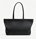 Spacious Pebbled Leather Work Tote