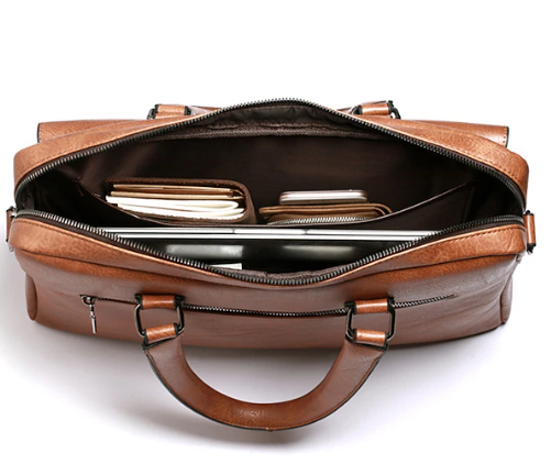 Versatile Leather Briefcase for Everyday & Business Use