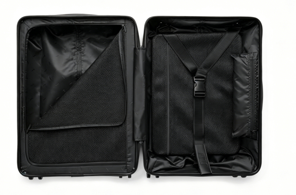 Sleek Matte Hard Shell Spinner Luggage